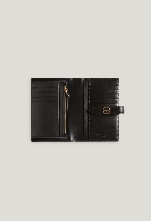 123ALYCIATWEED : Small leather goods color BLACK