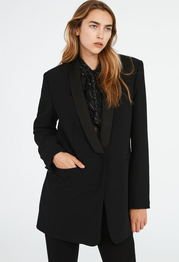 120VAINQUEUR : Tailored Jackets color BLACK