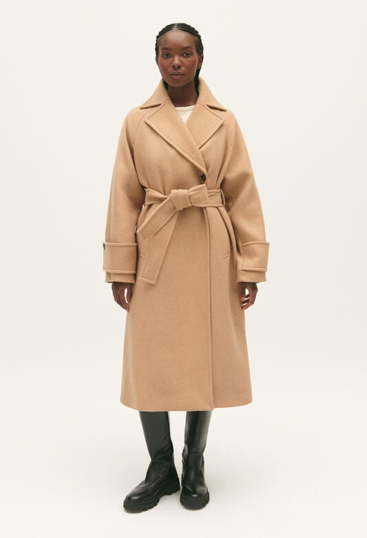 123GAMA : Long Coats color BEIGE