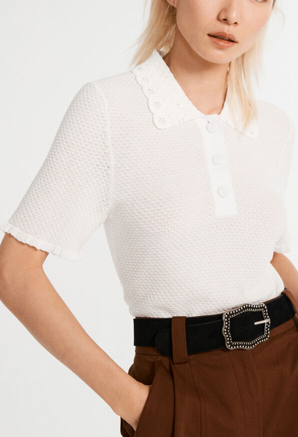222MODESTE 222MODESTE : Knitwear & Cardigans color CHALK