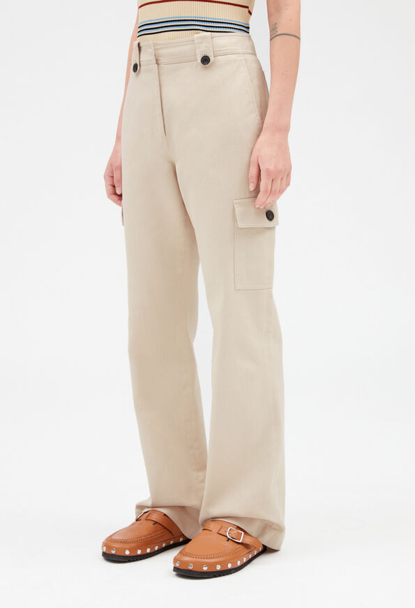 223PETER : Jeans and Trousers color BEIGE MARBLE