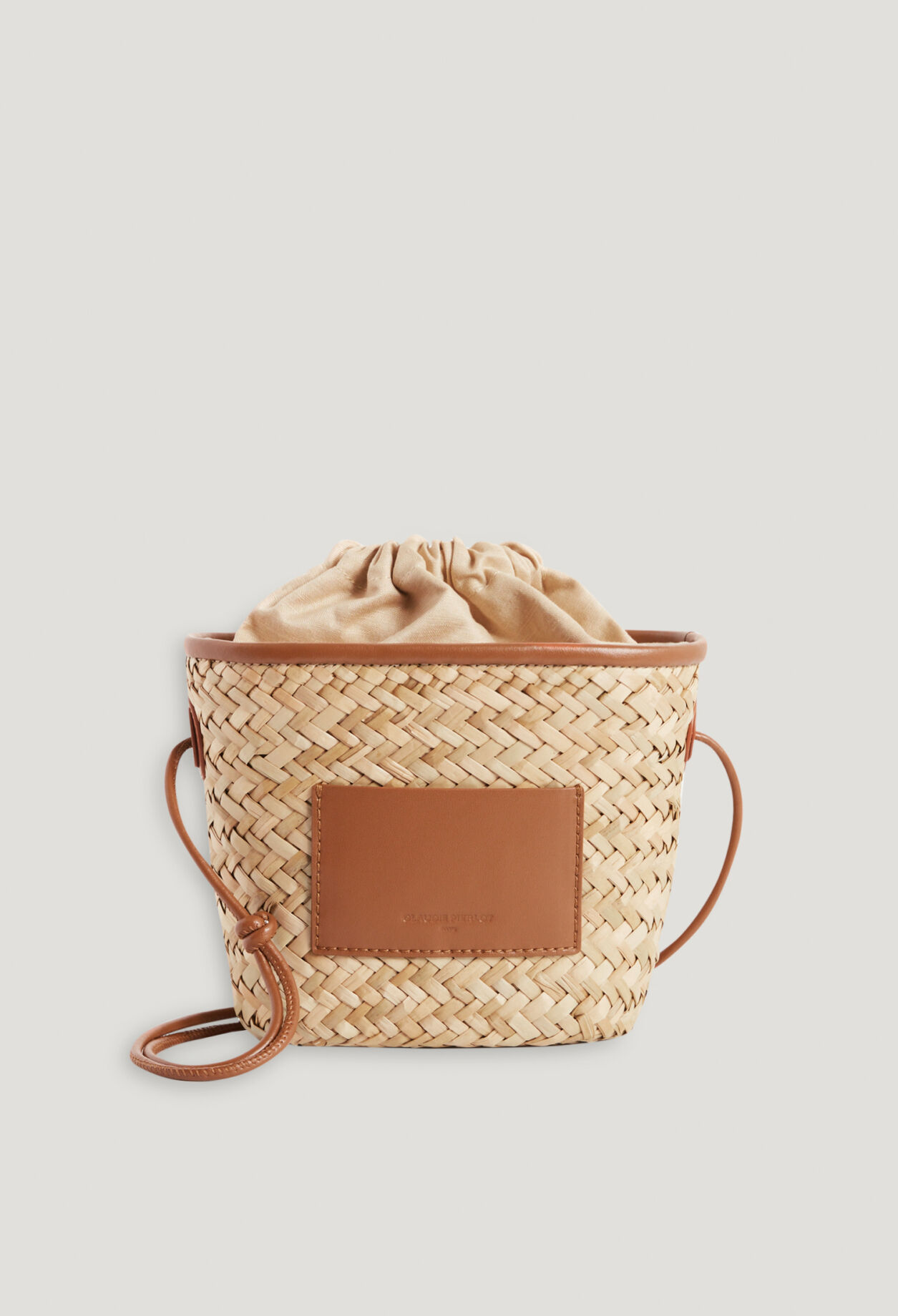 Anouck mini grained leather handbag in size TU | Claudie Pierlot