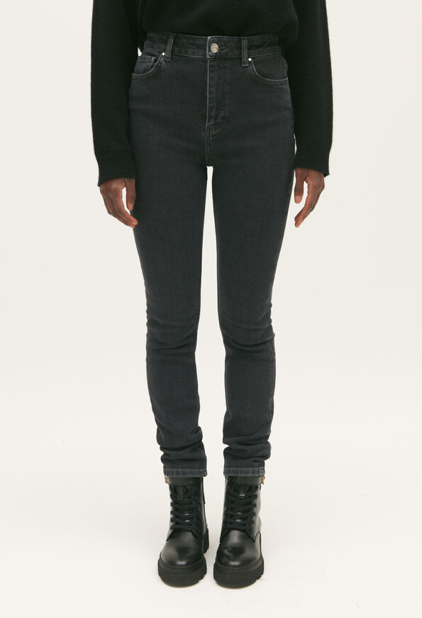 123POWERECO : Jeans and Trousers color CHARCOAL JEANS