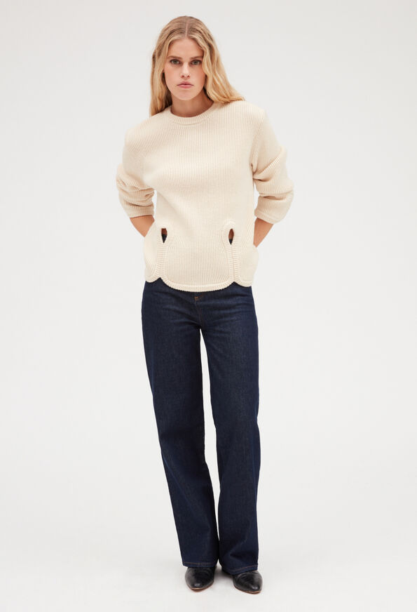 223MATHIEU : Sweaters color VANILLA