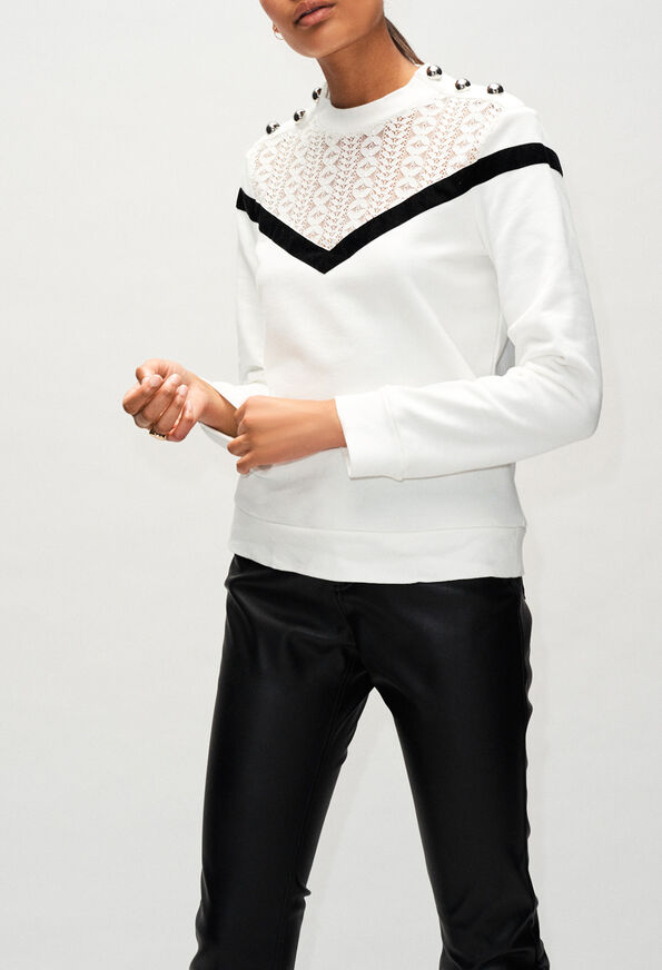 TAMAH19 TAMAH19 : Knitwear & Cardigans color ECRU