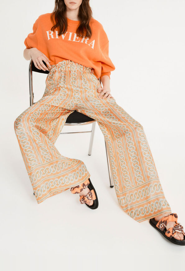 222PANTINMAILLON 222PANTINMAILLON : Jeans and Trousers color LIGHT PRINT