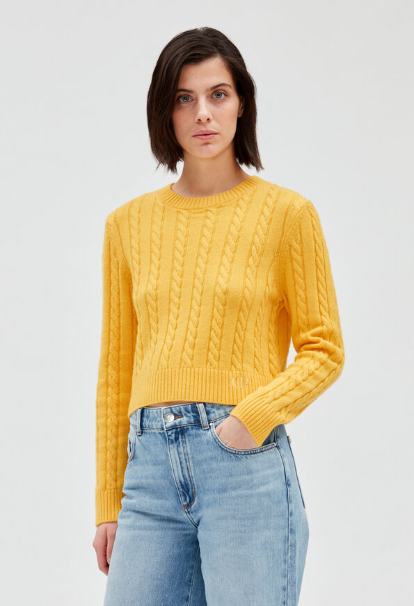 223MITANO : Sweaters color MIMOSA