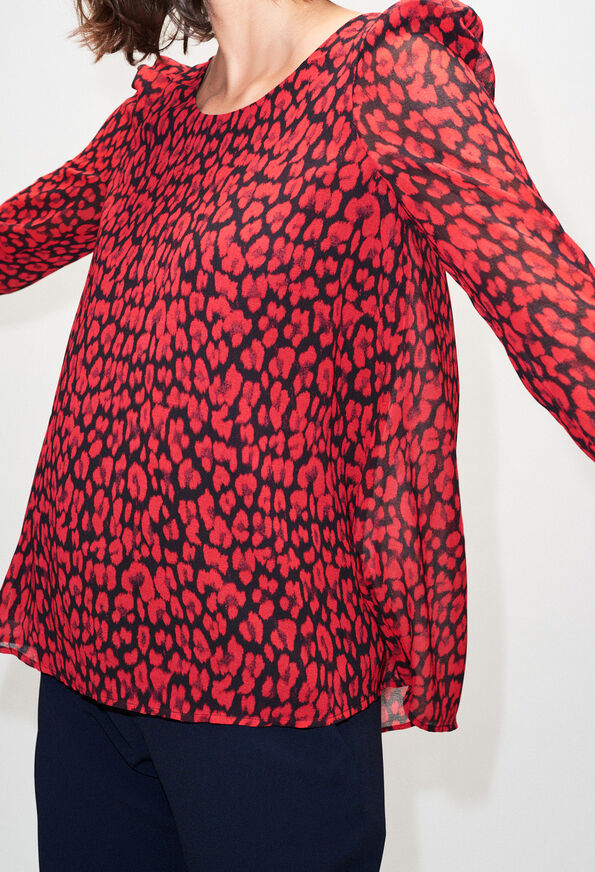 BANCLEOPARDH19 BANCLEOPARDH19 : Tops & Shirts color CERISE