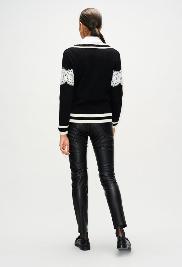 MIKEH19 MIKEH19 : Pulls et gilets Nouvelle Co color BLACK
