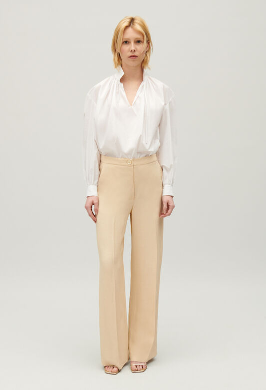 224PLAY : Jeans and Trousers color BEIGE
