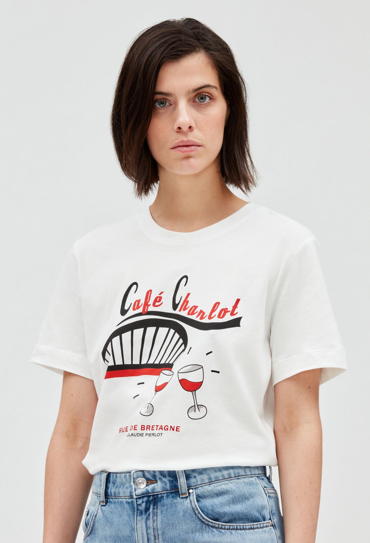 ♦️人気新作 新品 Claudie Pierlot 白 Tシャツ | www.unimac.az