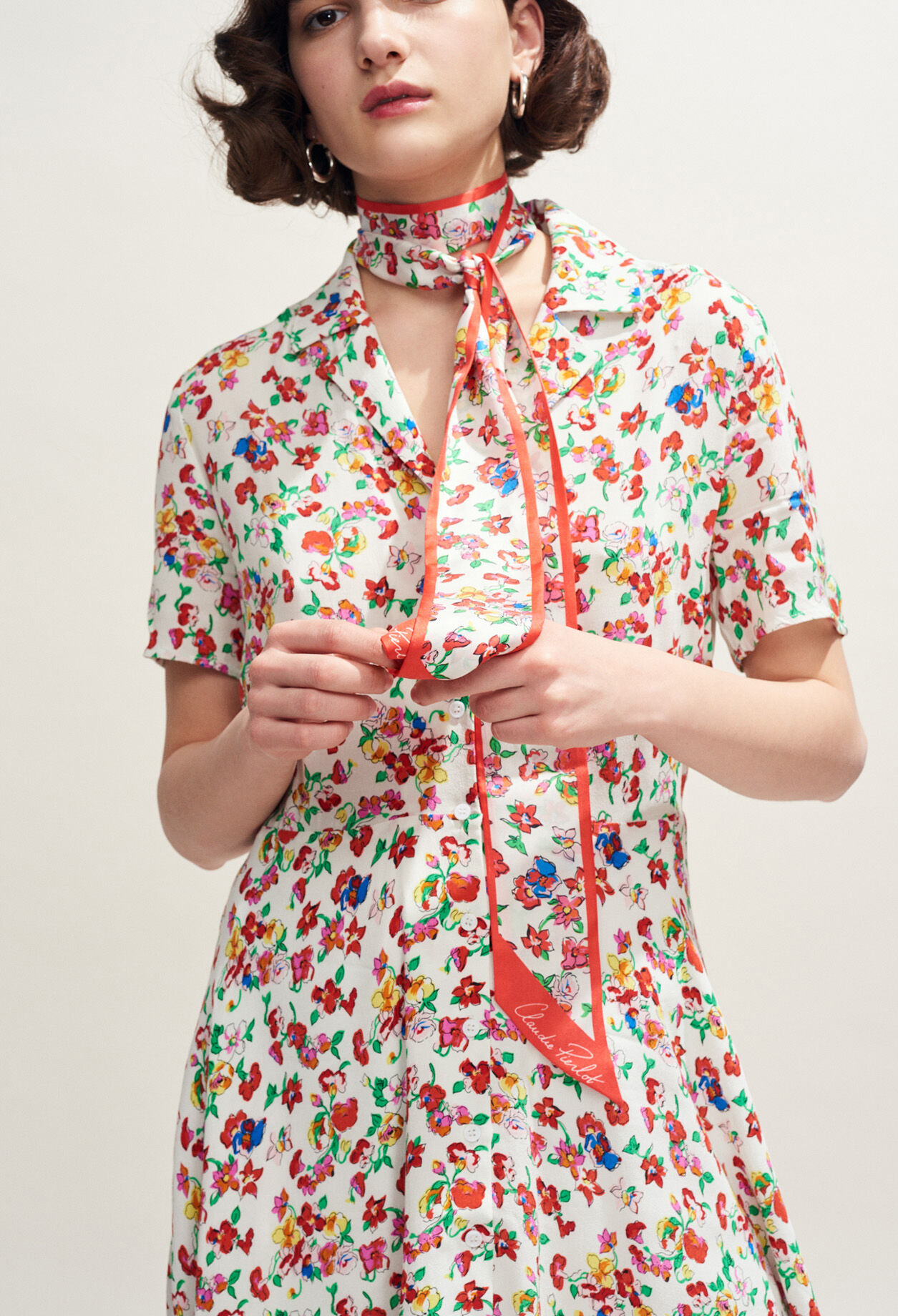 robe fleurie claudie pierlot