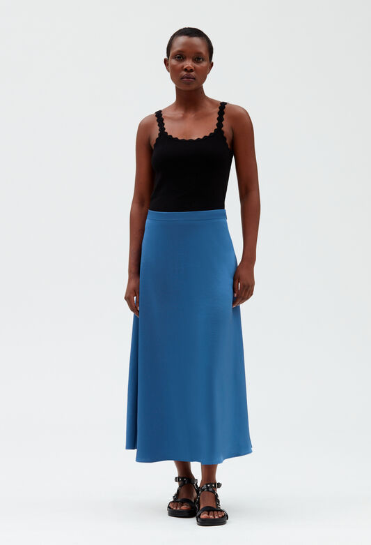 223SAPINOBLEU : Skirts & Shorts color STORM BLUE