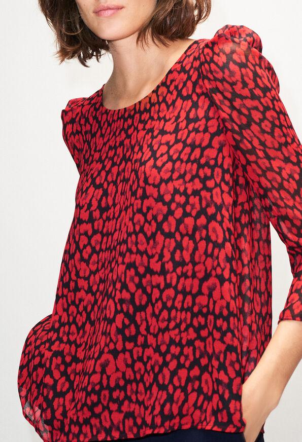 BANCLEOPARDH19 BANCLEOPARDH19 : Tops & Shirts color CERISE