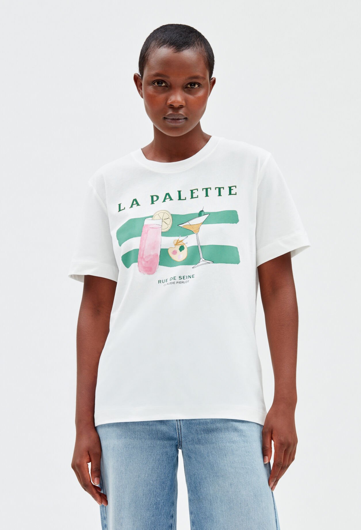 販促セール ♦️人気新作 新品 Claudie Pierlot 白 Tシャツ immedya.com