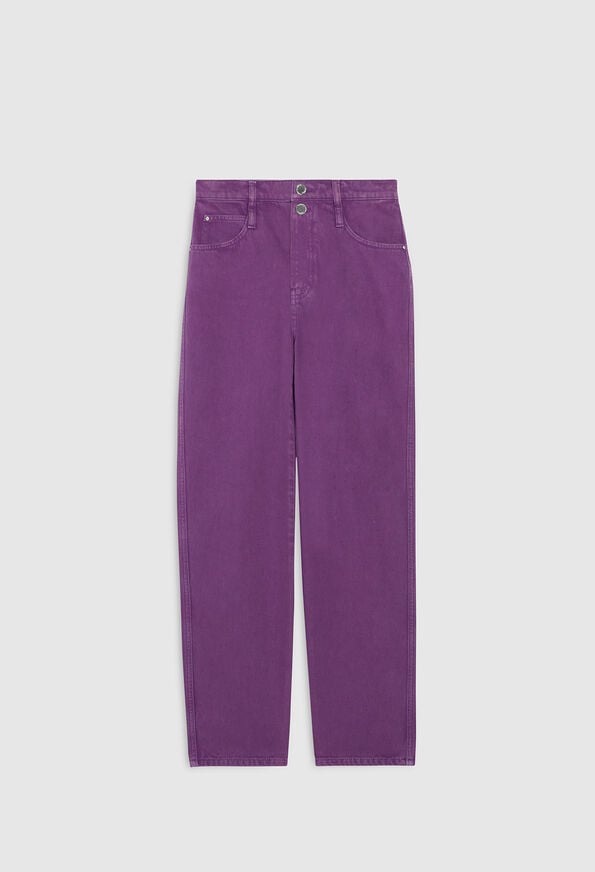 222POUPIBIS : Jeans color PURPLE