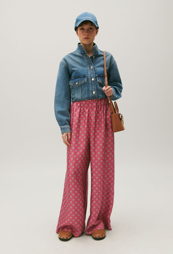 123PANTINMARGUERITE : Jeans and Trousers color LIGHT PRINT
