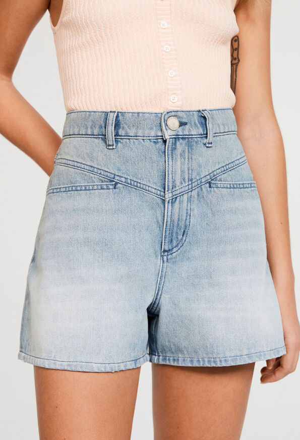 221ESTELLE 221ESTELLE : Skirts & Shorts color DENIM