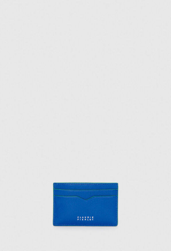 121ACARD : Small leather goods color BLUE