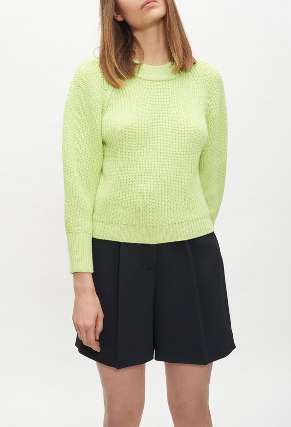 MATUROE20 : Sweaters color YELLOW FLUORESCENT
