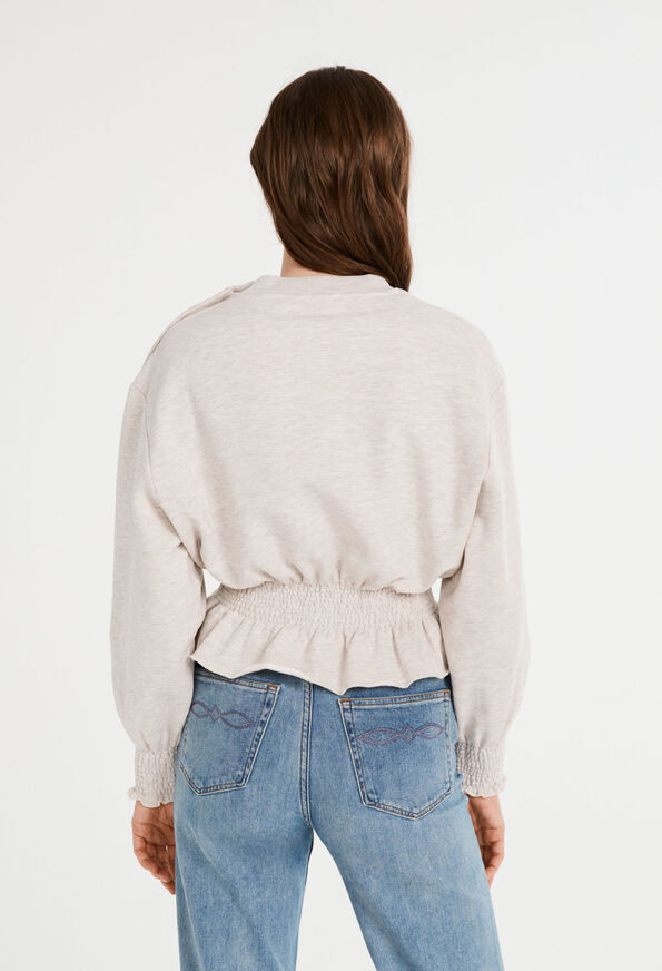 222TOMIJY 222TOMIJY : Maille & Sweatshirts couleur ECRU