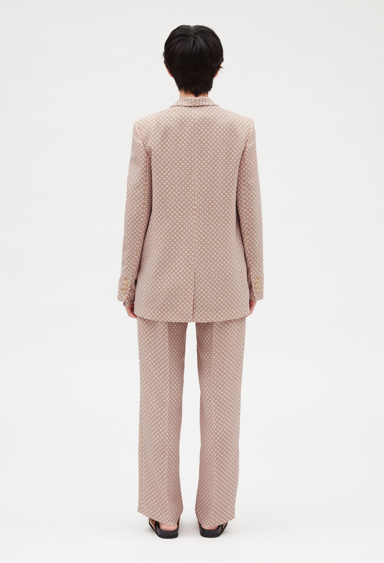 Printed pink suit jacket | Claudie Pierlot