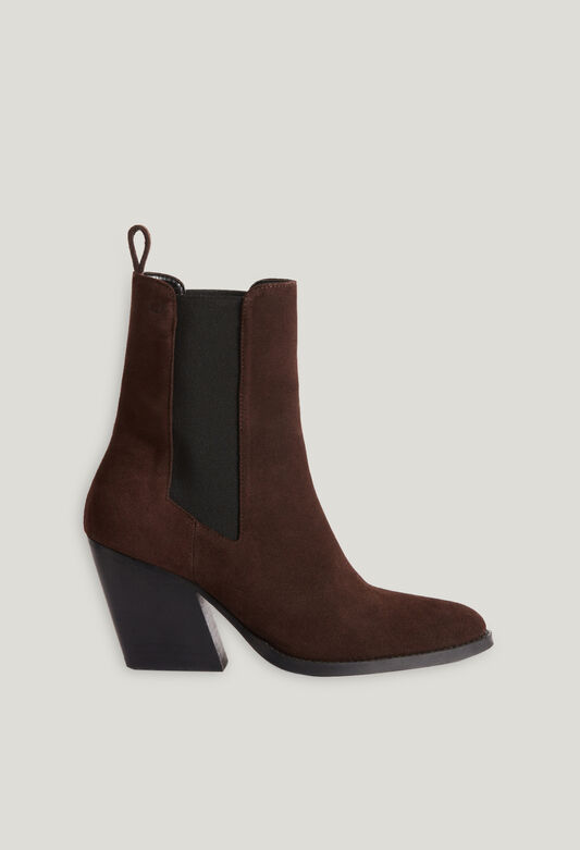123ARABICASUEDE : Ankle Boots color CHOCOLATE