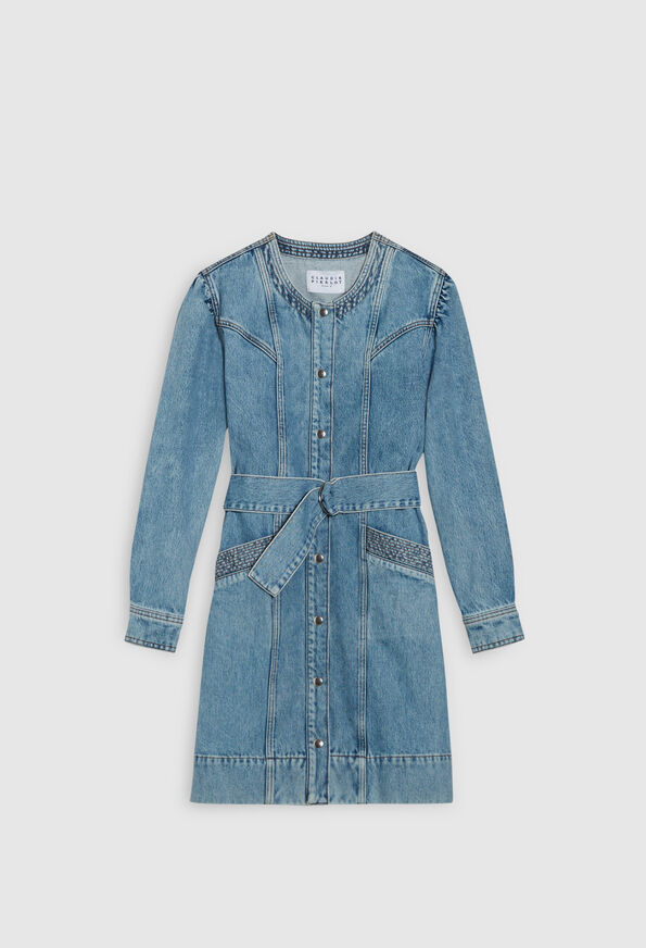 222RAMIA 222RAMIA : Robes couleur DENIM