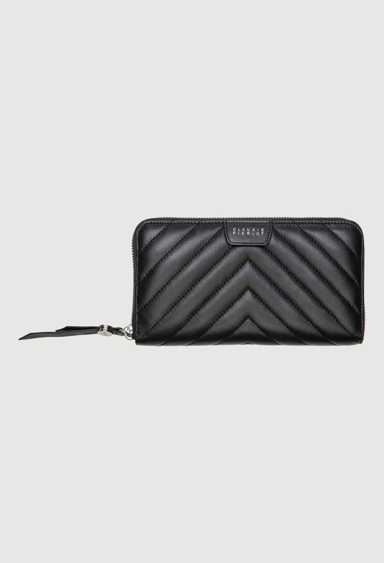 Leather purse in size TU Claudie Pierlot