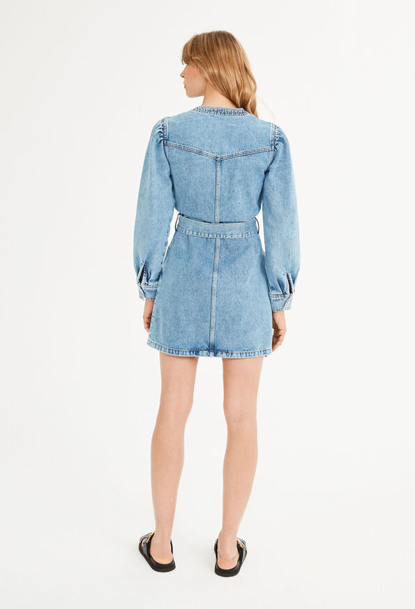222RAMIA 222RAMIA : Robes couleur DENIM