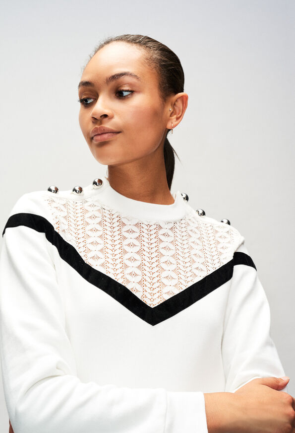 TAMAH19 TAMAH19 : Knitwear & Cardigans color ECRU