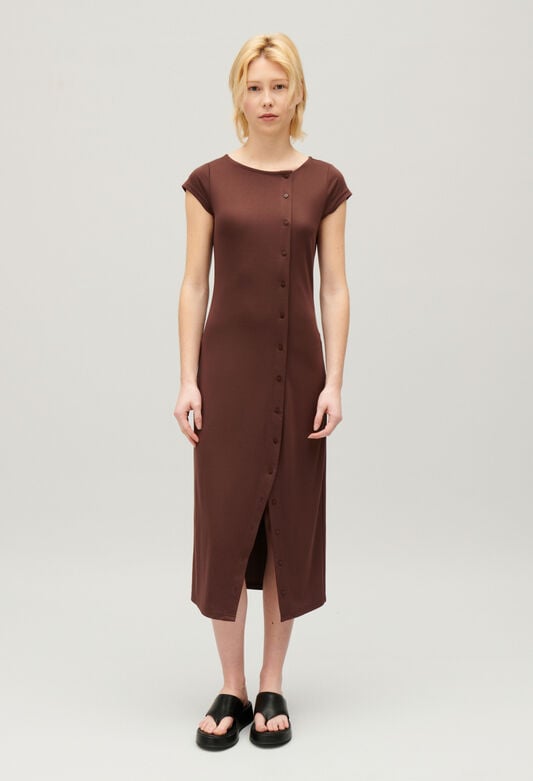 224TIMERICA : Long Dresses color BROWN