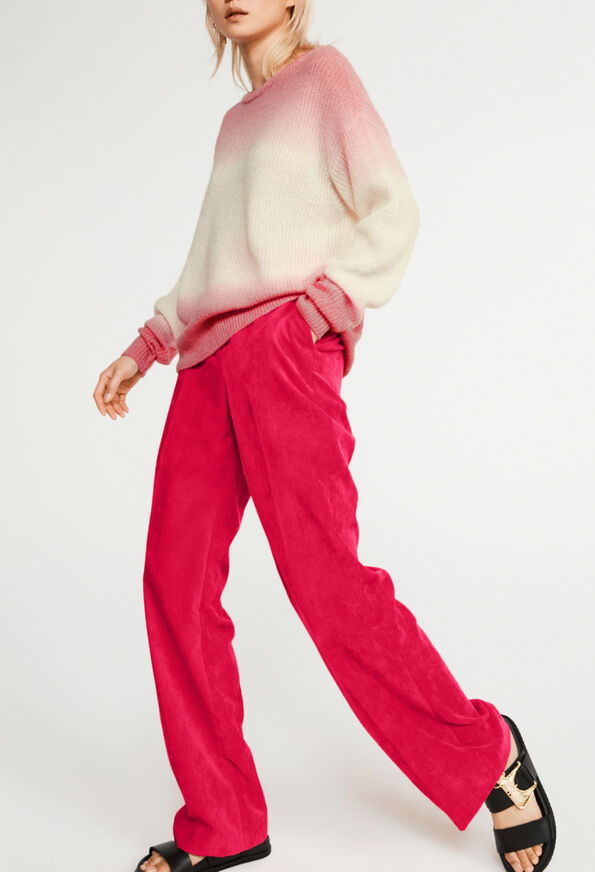 222PAINTING 222PAINTING : Pantalons et Jeans couleur MAGENTA