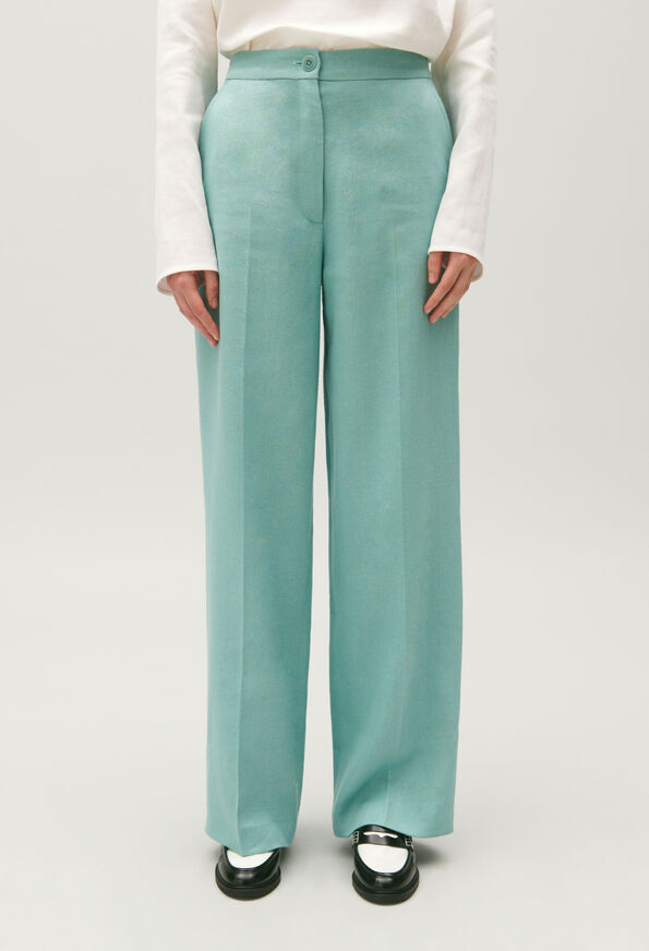 123PINK : Jeans and Trousers color SEA-GREEN