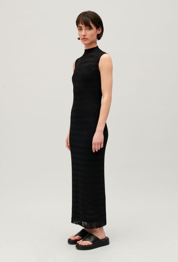224MALISIO : Long Dresses color BLACK