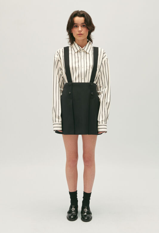 123SAMES : Short Skirts color BLACK