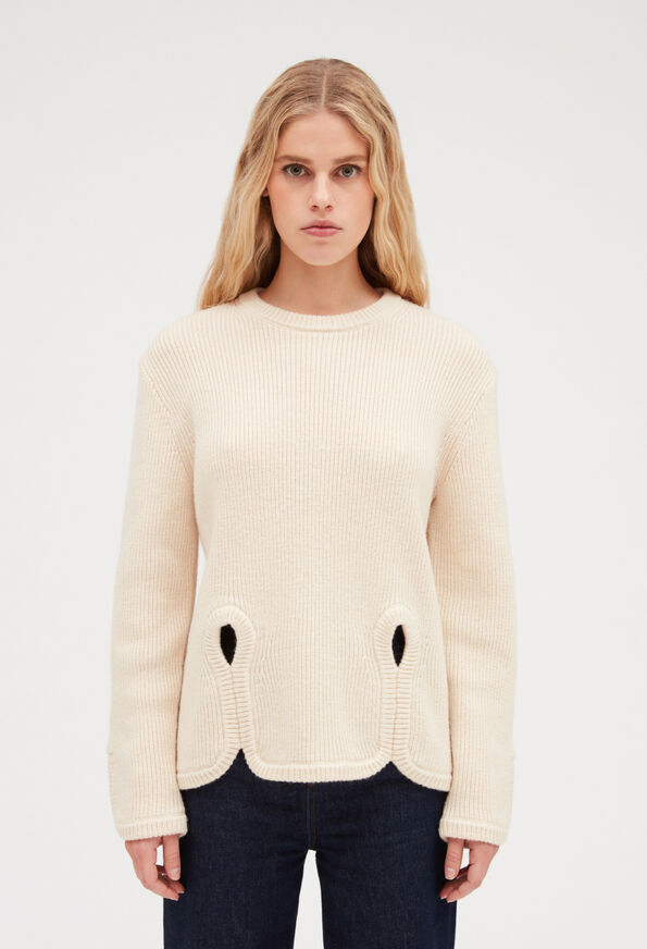 223MATHIEU : Sweaters color VANILLA