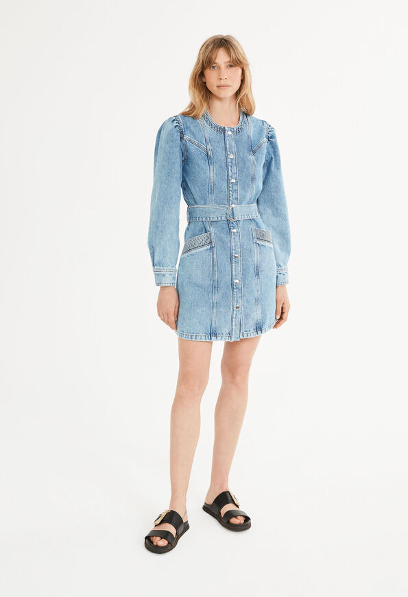 222RAMIA 222RAMIA : Robes couleur DENIM