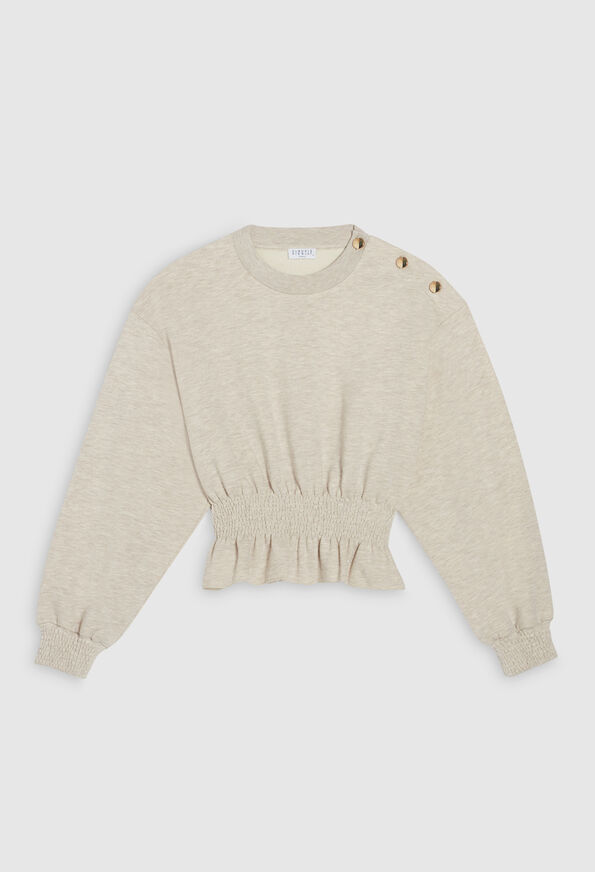 222TOMIJY 222TOMIJY : Maille & Sweatshirts couleur ECRU