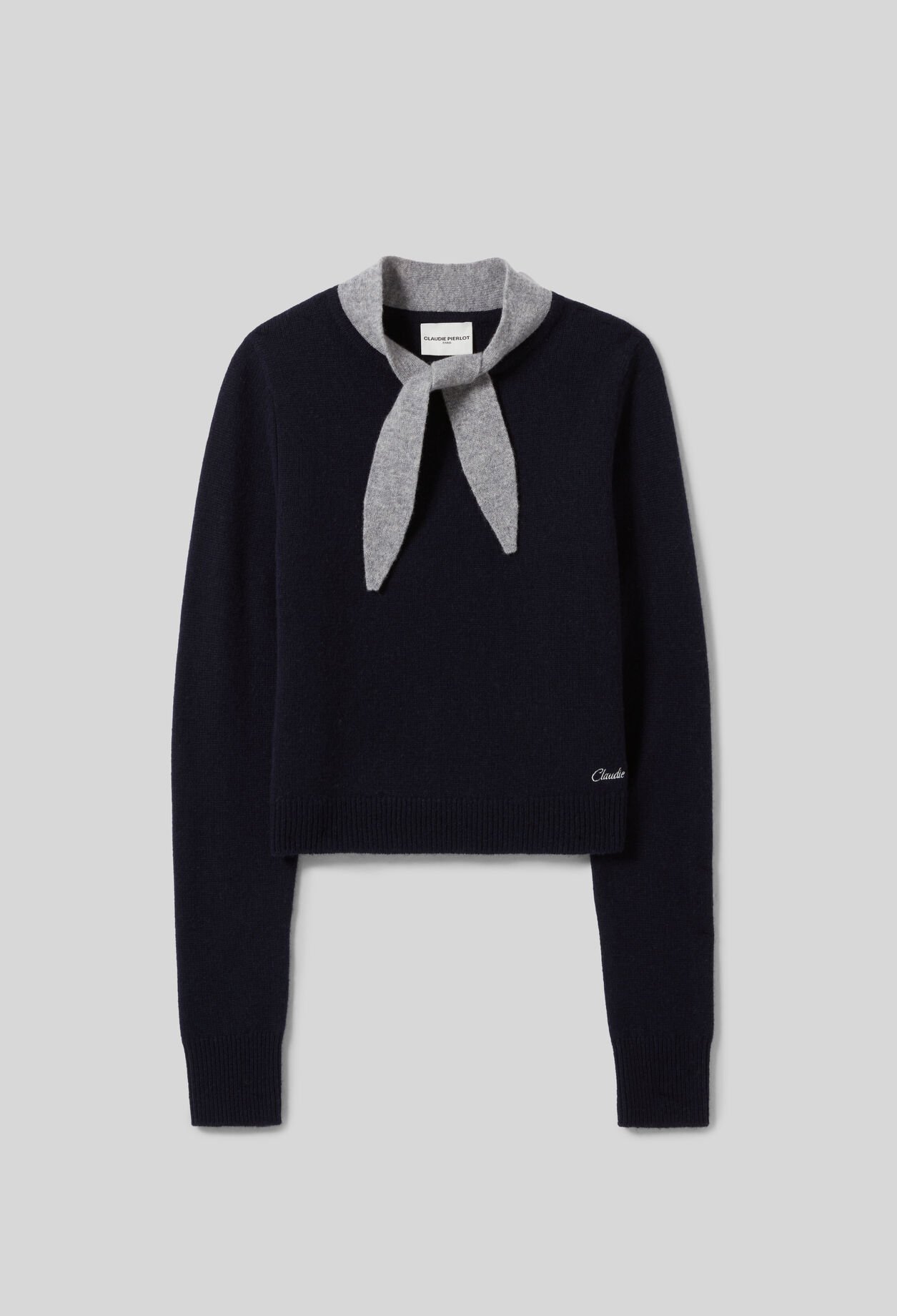 Scarf Collar Jumper