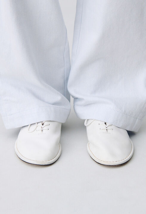Soft leather brogues