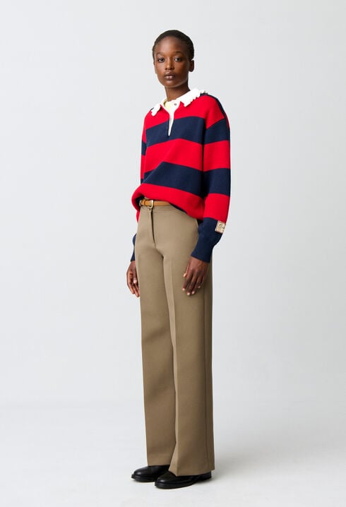 Straight-leg trousers