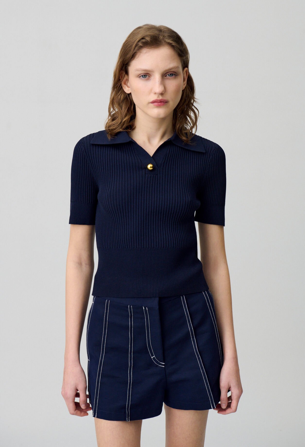 Fine knit top