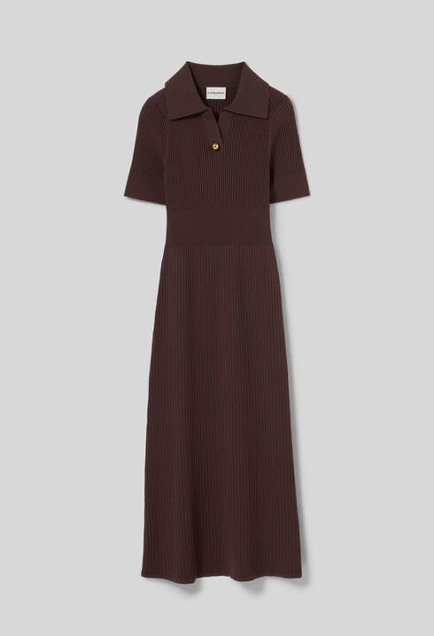 Mid-length knitted dress
