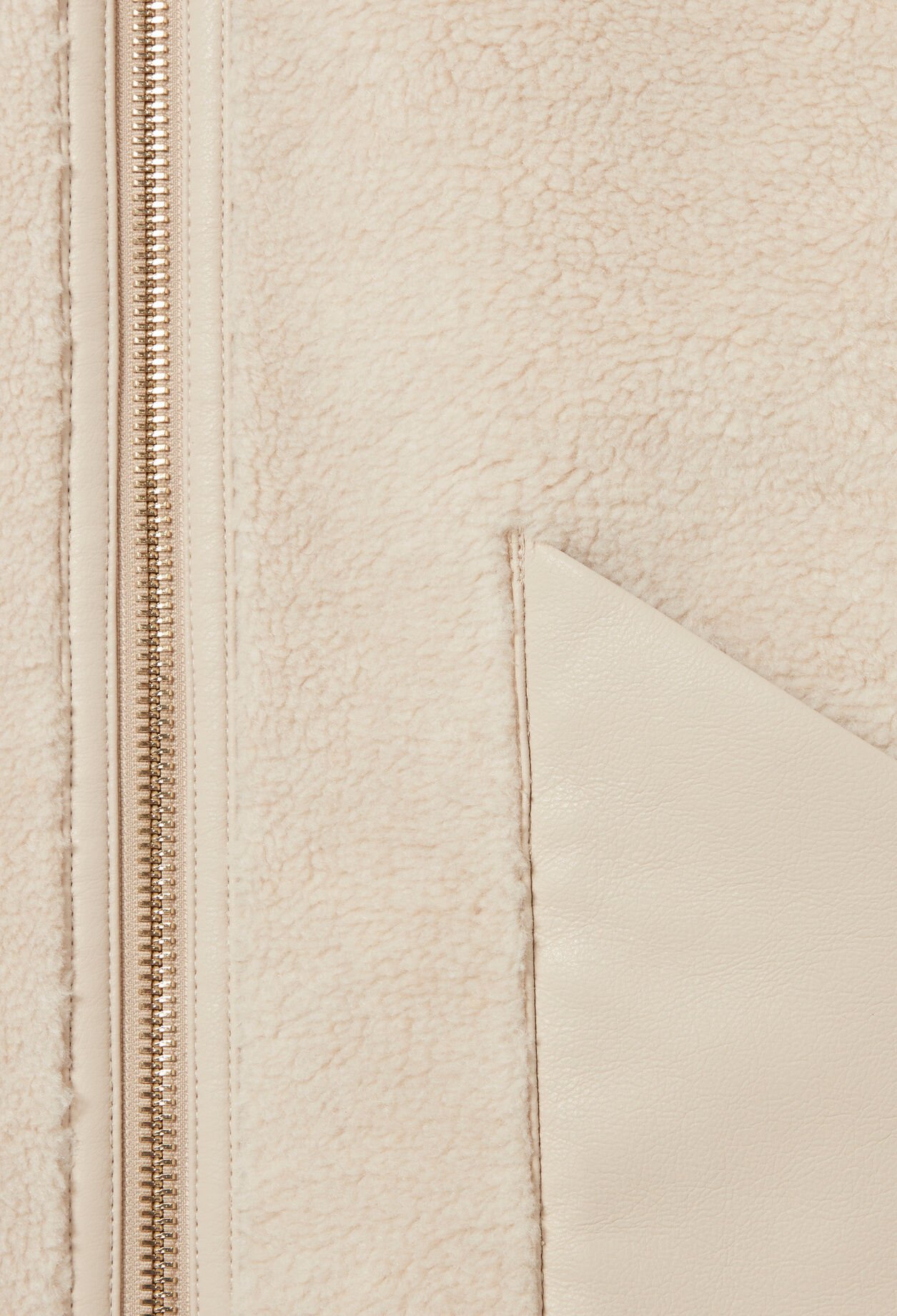 Shearling-Effect Coat