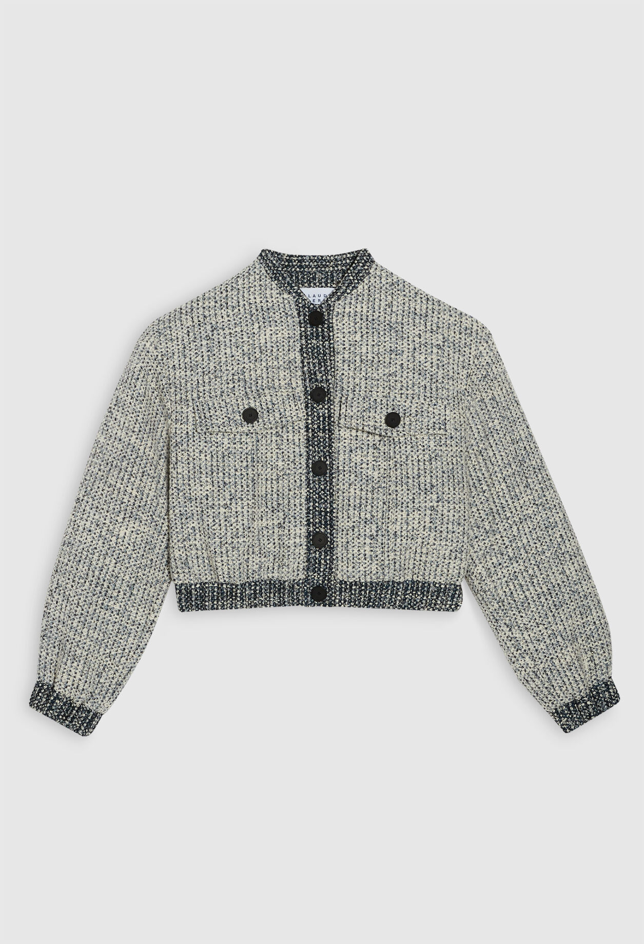 Tweed bomber jacket