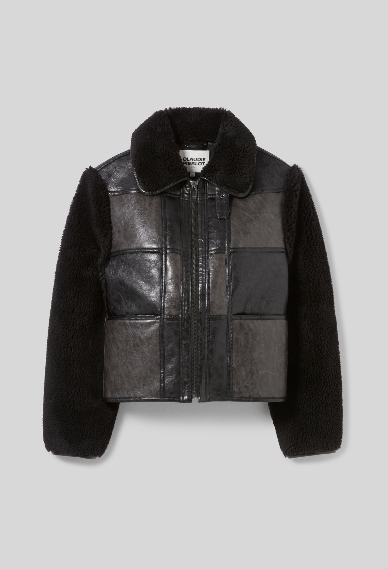 Mixed-material jacket