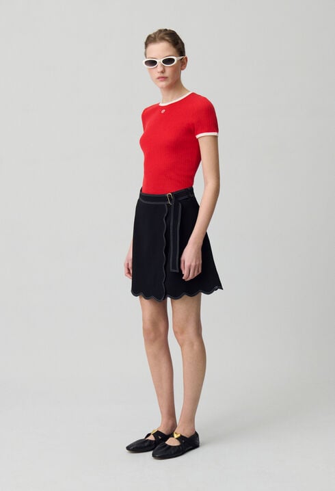 Mini Wrap Skirt