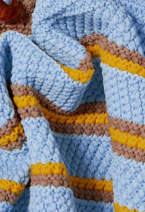 Multicolour crochet top