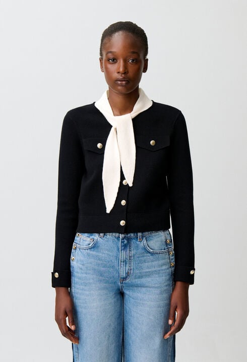 Chunky knit cardigan